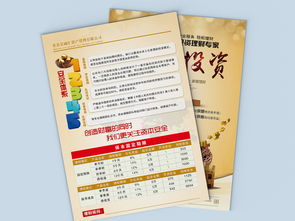 金融投資資產(chǎn)管理公司服務(wù)介紹宣傳單頁設(shè)計(jì)